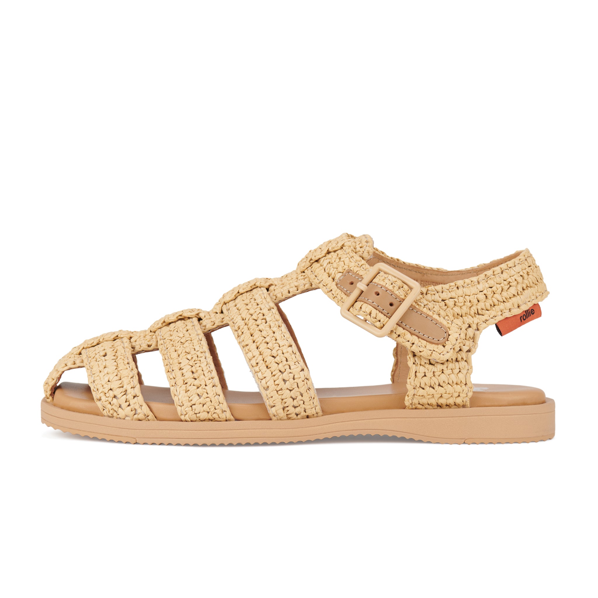 Sandal Fisherman Weave Tan-Footwear-Rollie-The Bay Room