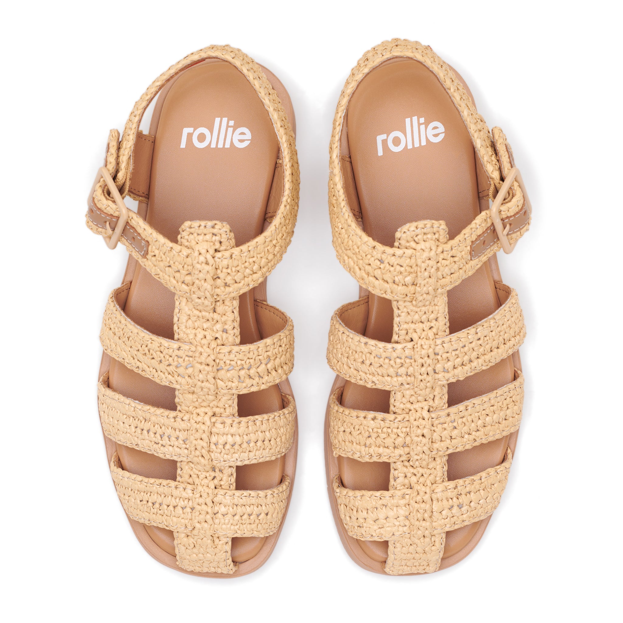 Sandal Fisherman Weave Tan-Footwear-Rollie-The Bay Room