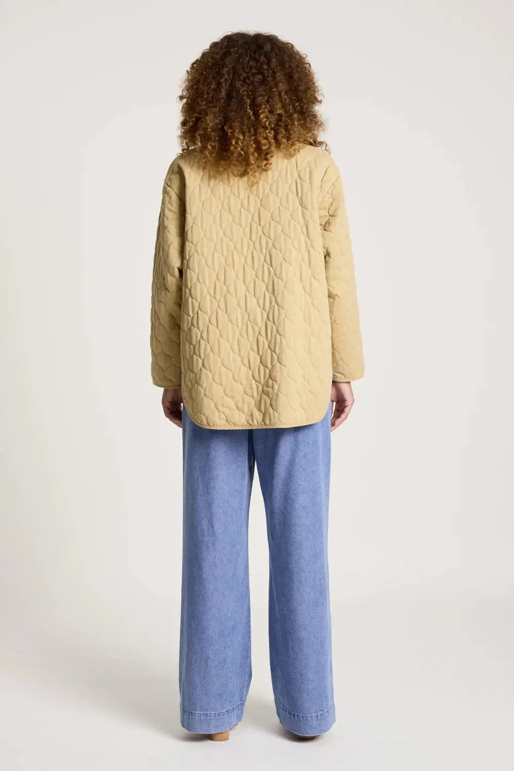Sansi Quilted Jacket - Dune-Jackets, Coats & Vests-Eb & Ive-The Bay Room