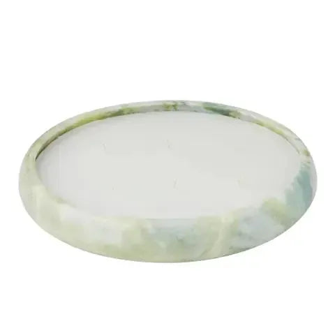 Sarang Marble Candle Bowl 36x6cm Sage-Decor Items-Coast To Coast Home-The Bay Room