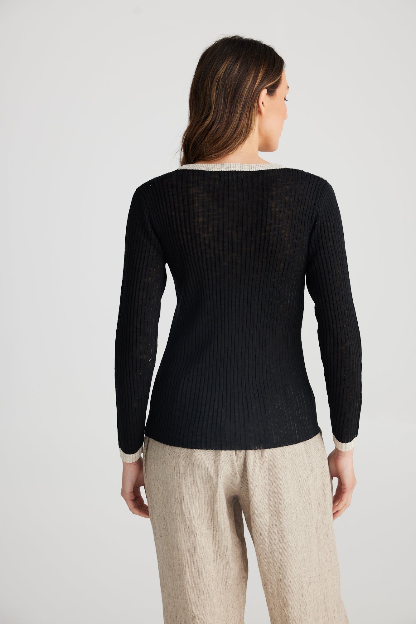 Saturn Long Sleeve Top - Black-Tops-The Shanty Corporation-The Bay Room