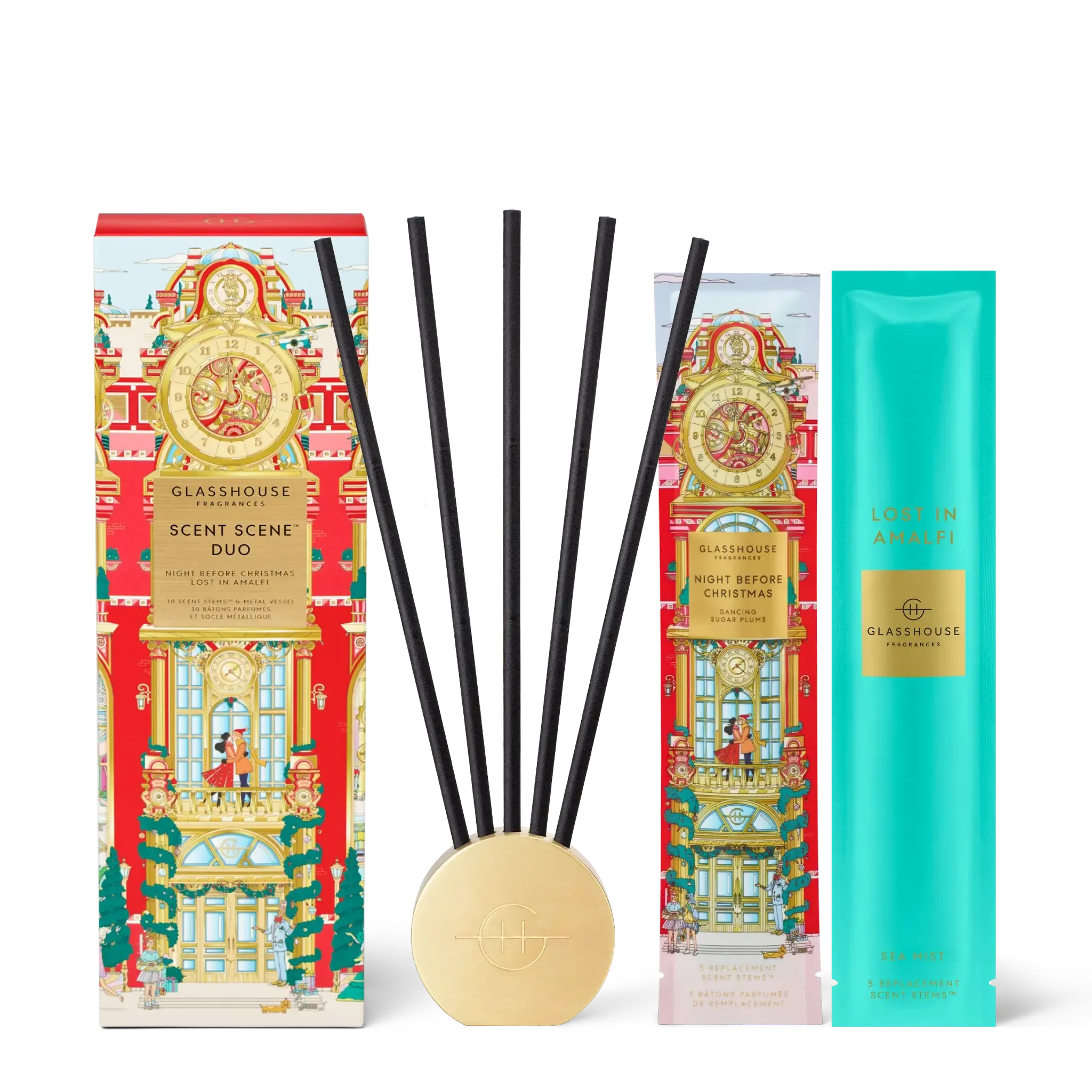 Scent Scene Duo - Night Before Christmas & Lost In Amalfi-Christmas-Glasshouse-The Bay Room