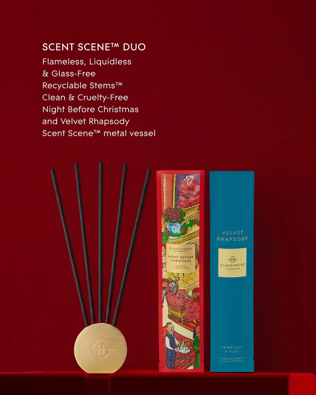 Scent Scene Duo - Night Before Christmas & Velvet Rhapsody-Christmas-Glasshouse-The Bay Room