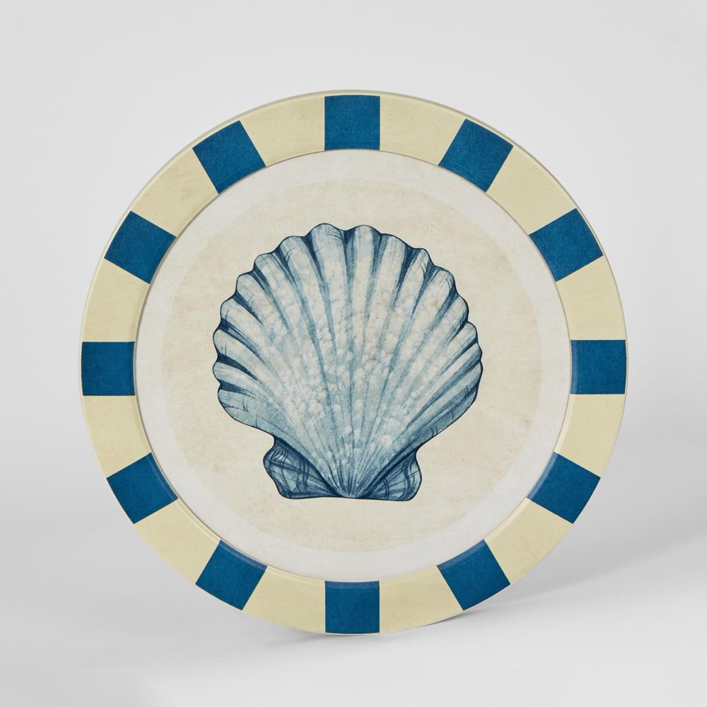 Seashells Round Wall Art-Wall Decor-Florabelle-Clam Shell-The Bay Room