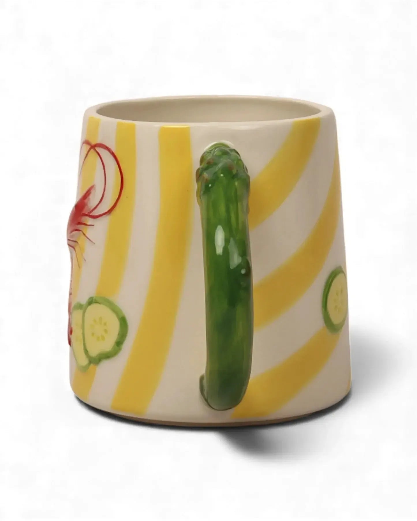 Seaview Stoneware Asparagus Mug-Dining & Entertaining-La La Land-The Bay Room