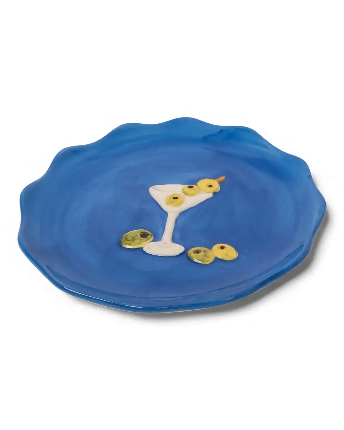 Seaview Stoneware Cocktail Plate-Dining & Entertaining-La La Land-The Bay Room