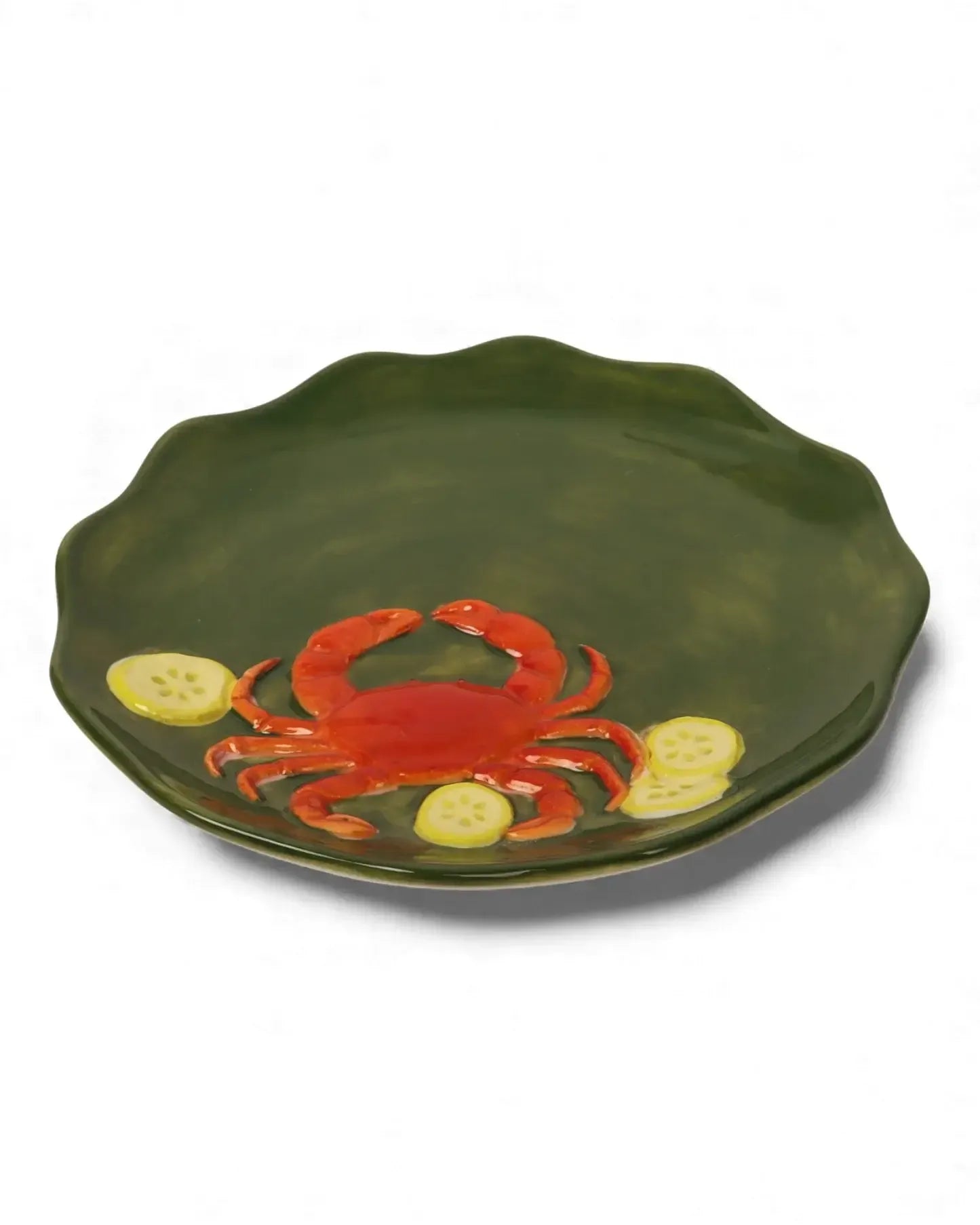 Seaview Stoneware Crab Plate-Dining & Entertaining-La La Land-The Bay Room