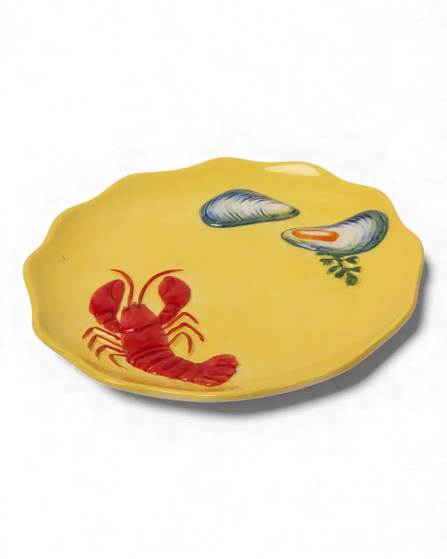 Seaview Stoneware Lobster Plate-Dining & Entertaining-La La Land-The Bay Room