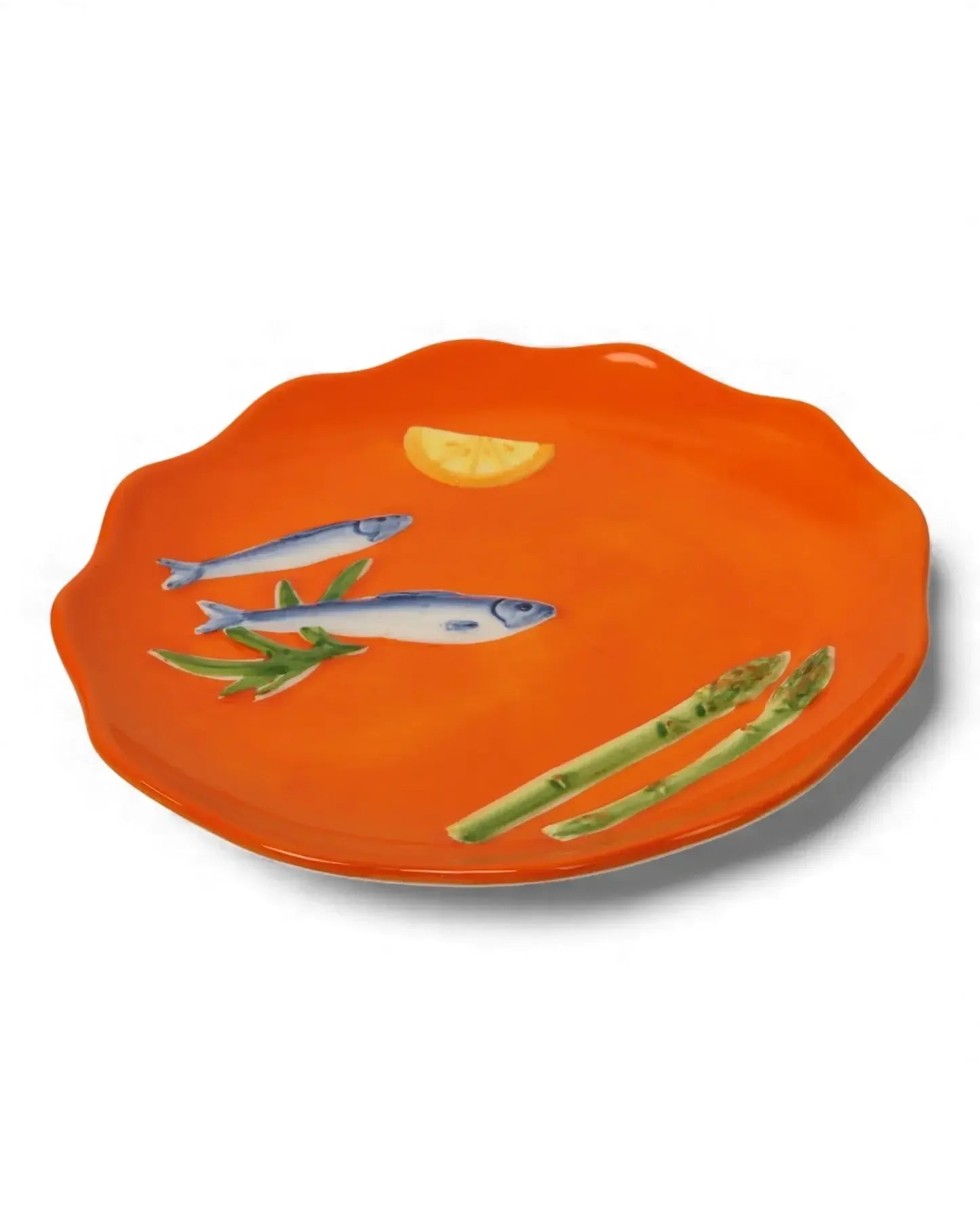 Seaview Stoneware Sardines Plate-Dining & Entertaining-La La Land-The Bay Room