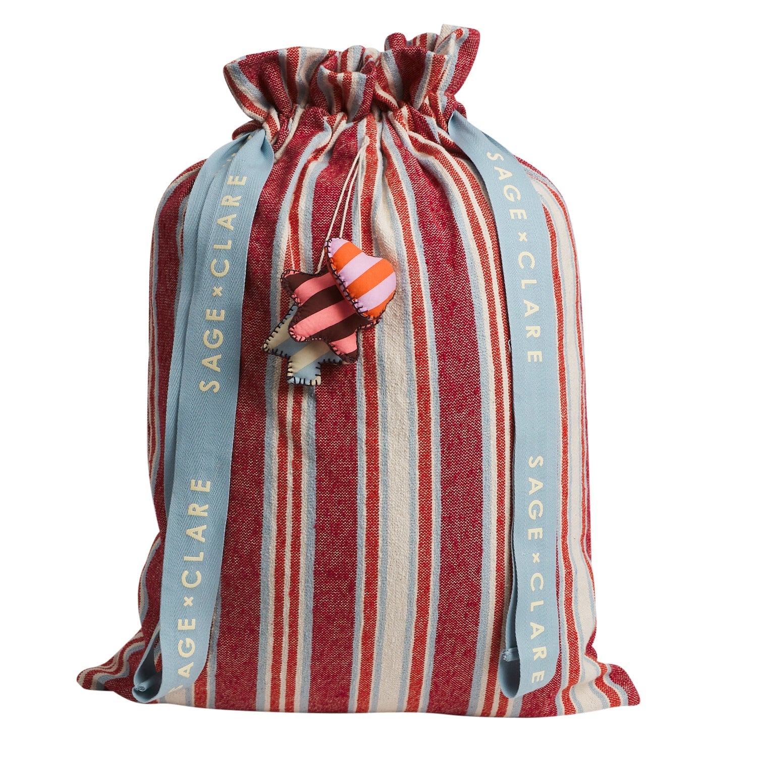 Selene Santa Sack - Crimson-Christmas-Sage & Clare-The Bay Room