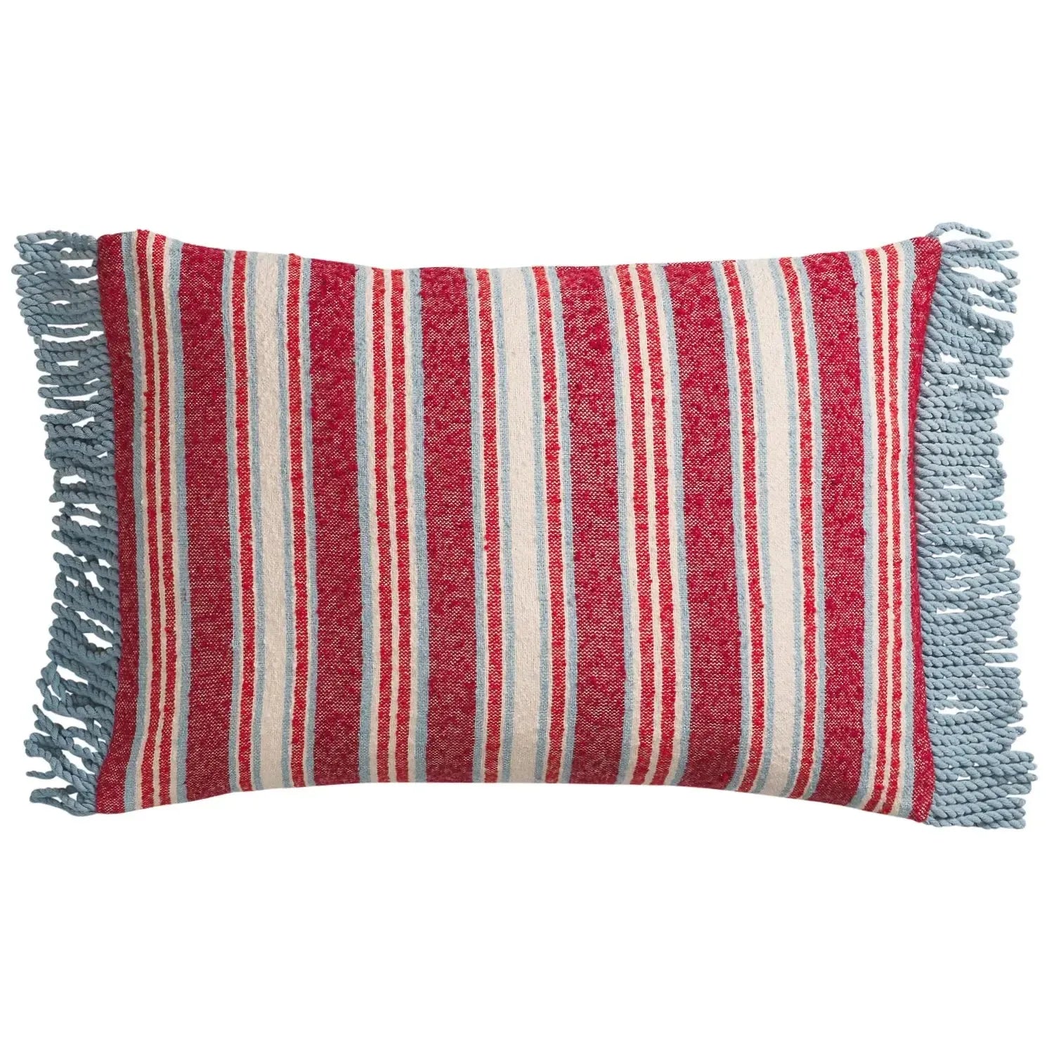 Selene Woven Cushion - Crimson-Soft Furnishings-Sage & Clare-The Bay Room