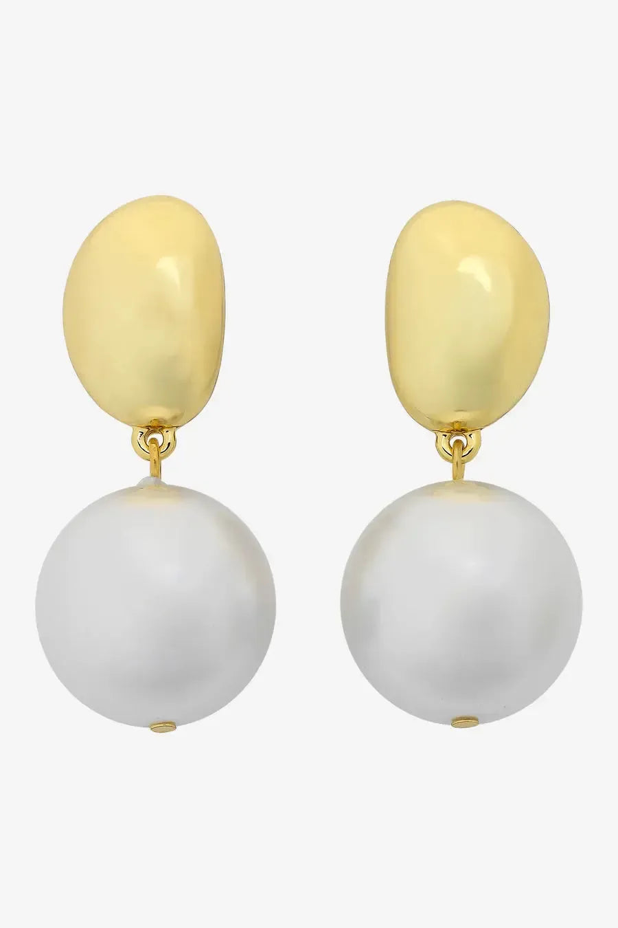 Selma Gold Pearl Earring-Jewellery-Liberte-The Bay Room