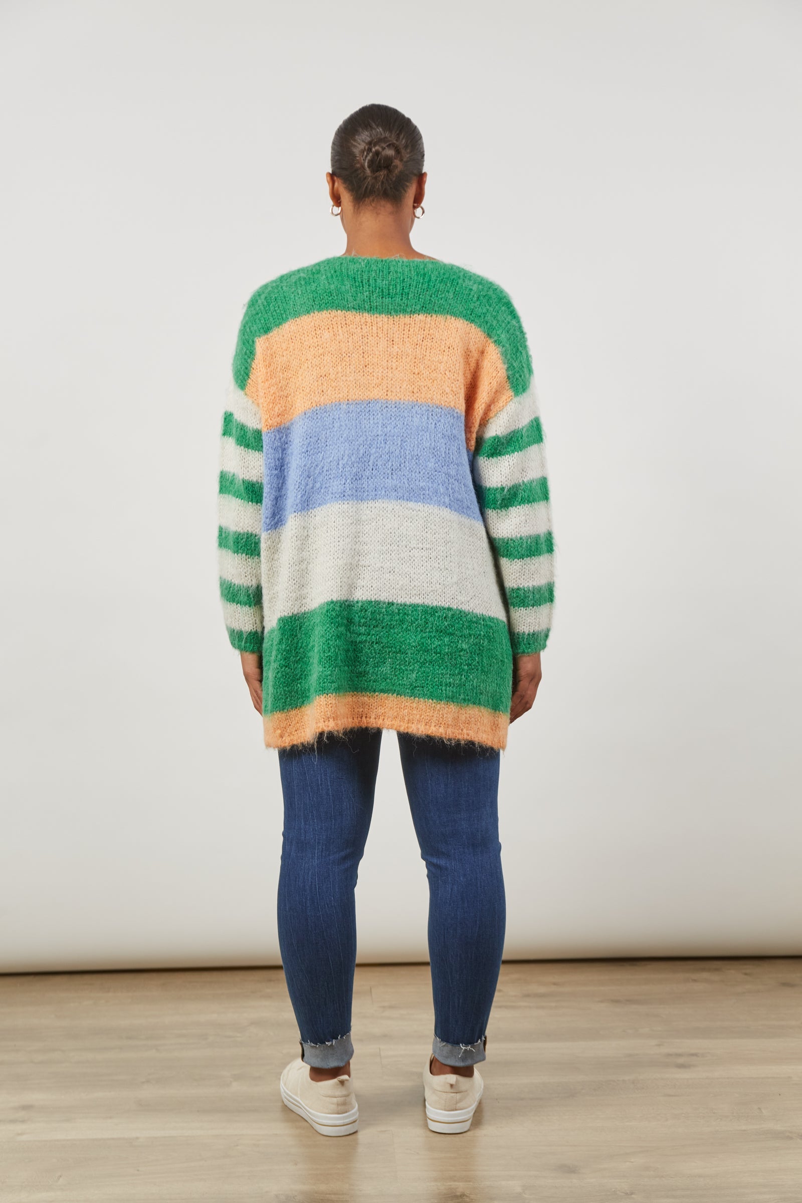 Serene Stripe Jumper - Meadow Stripe-Knitwear & Jumpers-Isle Of Mine-Onesize-The Bay Room