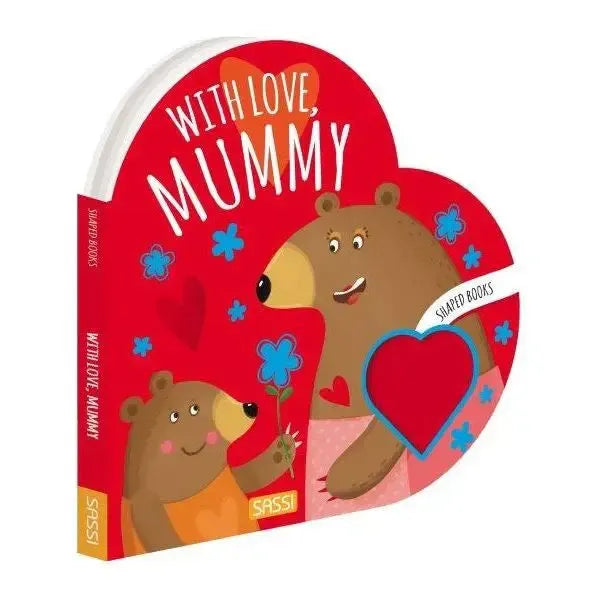 Shaped Board Book - With Love Mummy-Nursery & Nurture-Sassi-The Bay Room