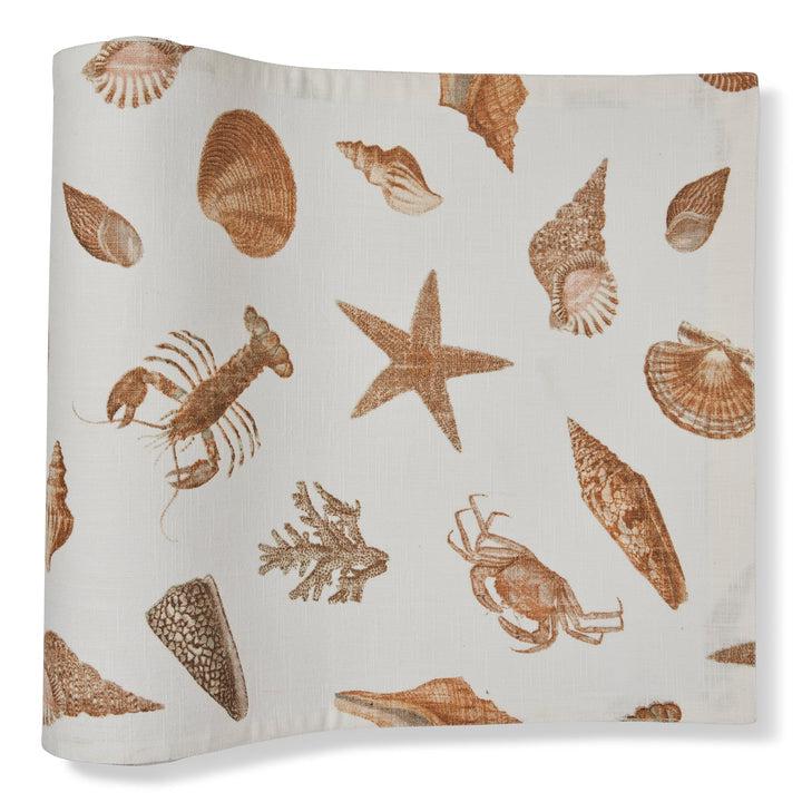 Shell Collection Table Runner 200cm-Soft Furnishings-Madras Link-The Bay Room
