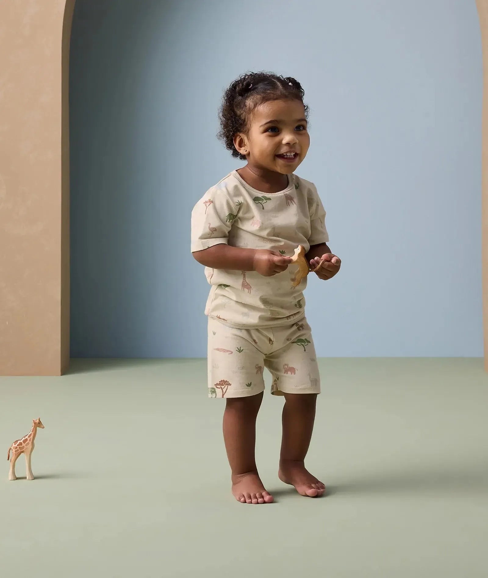Short Sleeve Pyjamas Savannah-Nursery & Nurture-ergoPouch-The Bay Room