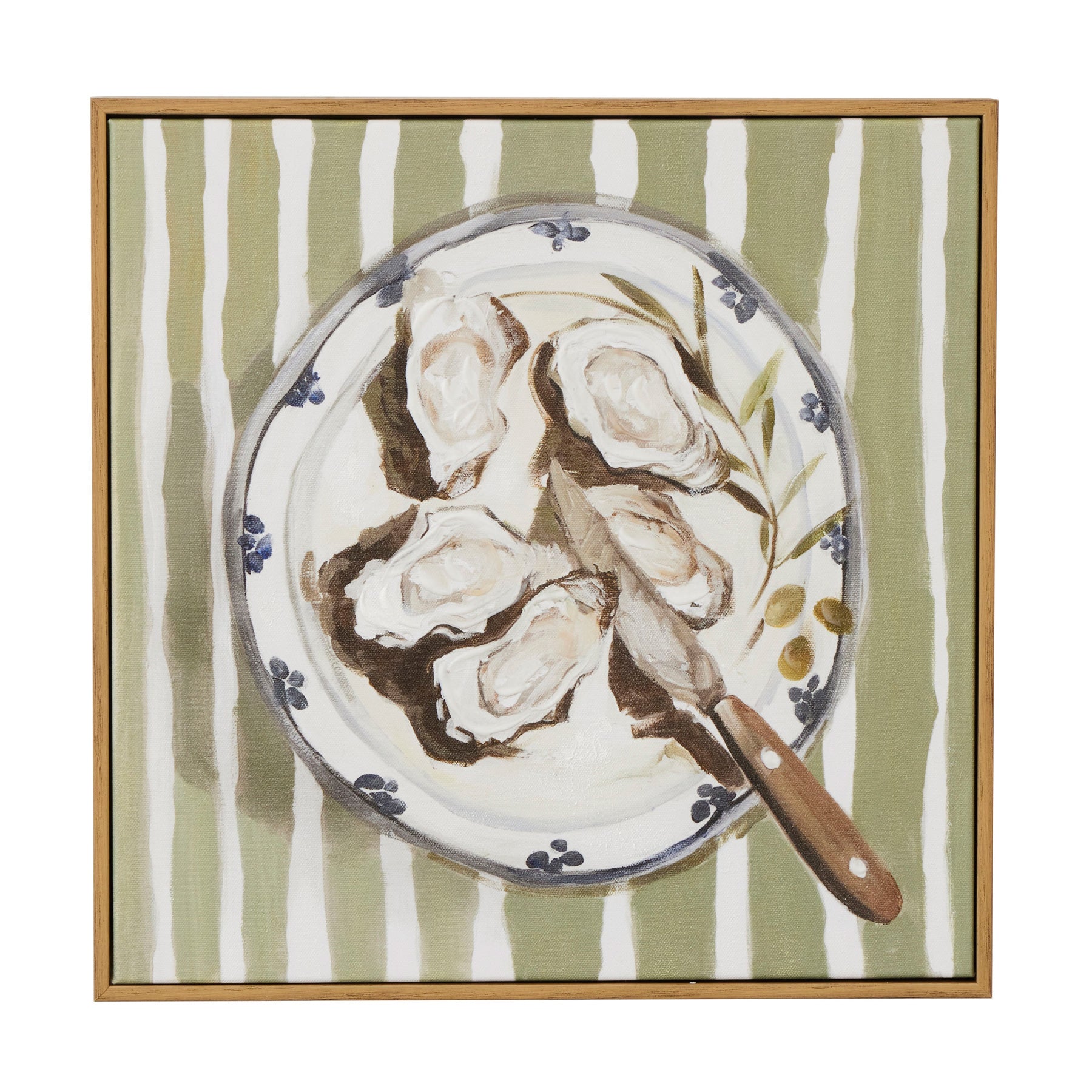 Shucked Oak Frame Oil Painting 40x40cm-Wall Decor-Coast To Coast Home-The Bay Room