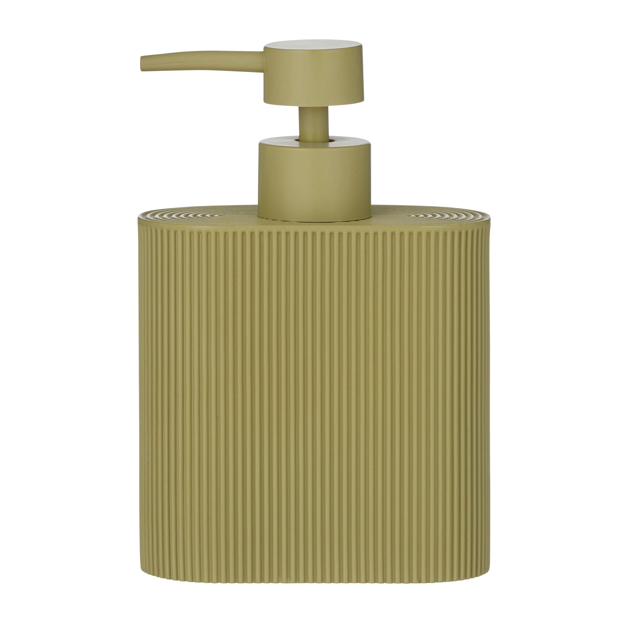 Sid Resin Dispenser 10.5x5.5x16cm Olive-Decor Items-Coast To Coast Home-The Bay Room