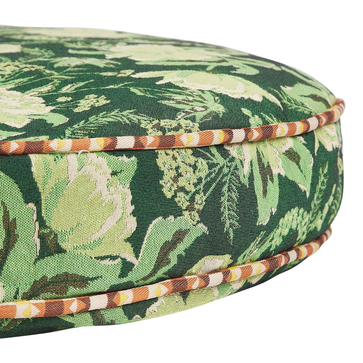 Sierra Jacquard Round Floor Cushion-Soft Furnishings-Sage & Clare-The Bay Room
