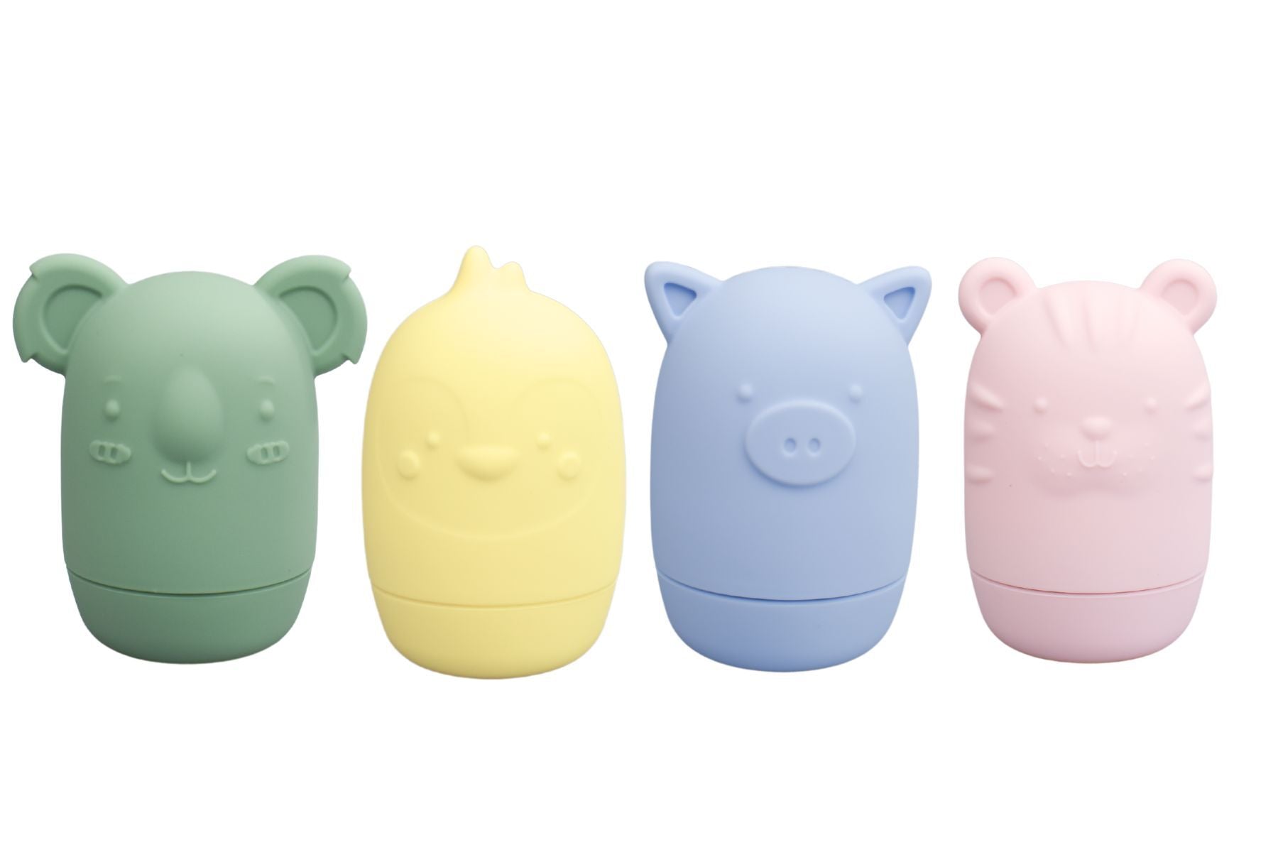 Silicone Brave Beasts Animal Pourers 4pcs-Toys-Eleganter-The Bay Room