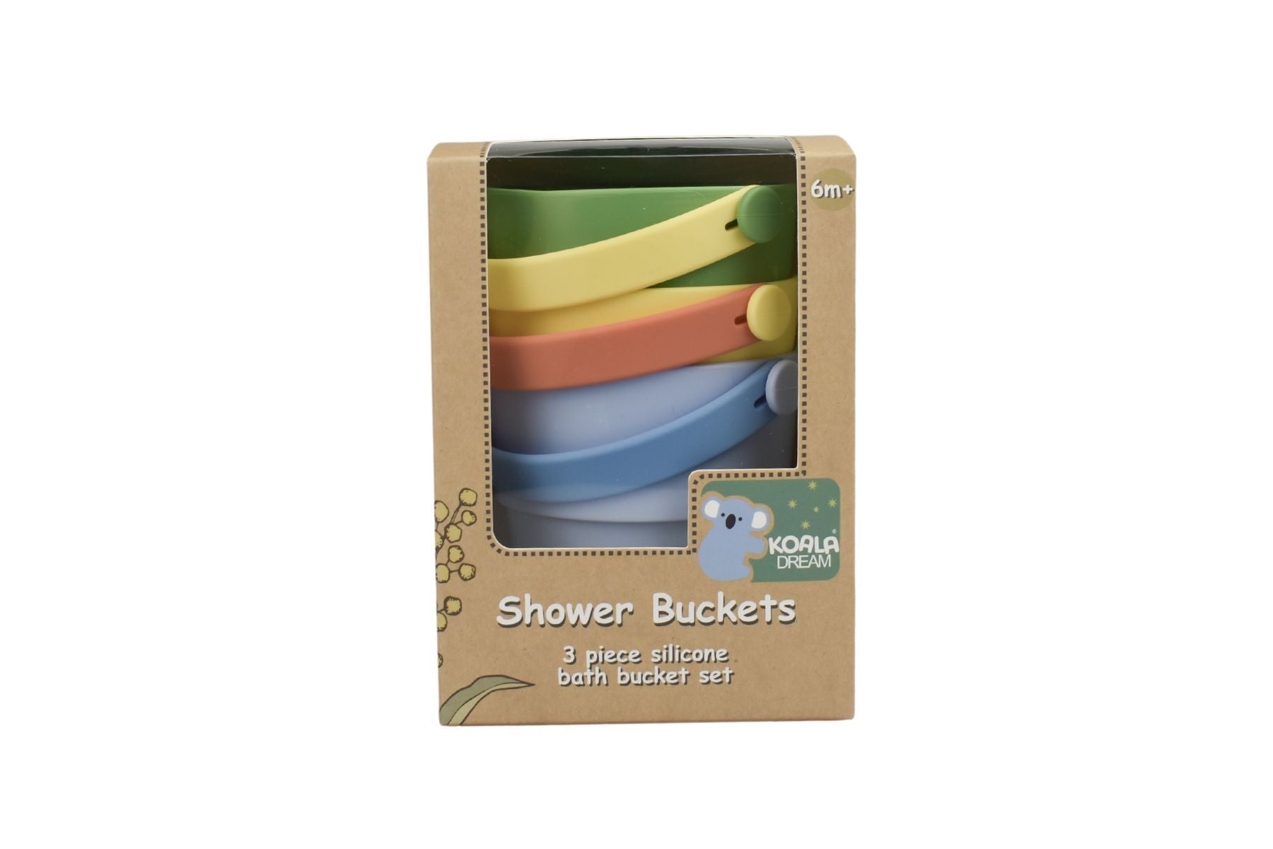 Silicone Shower Buckets 3pcs-Toys-Eleganter-The Bay Room