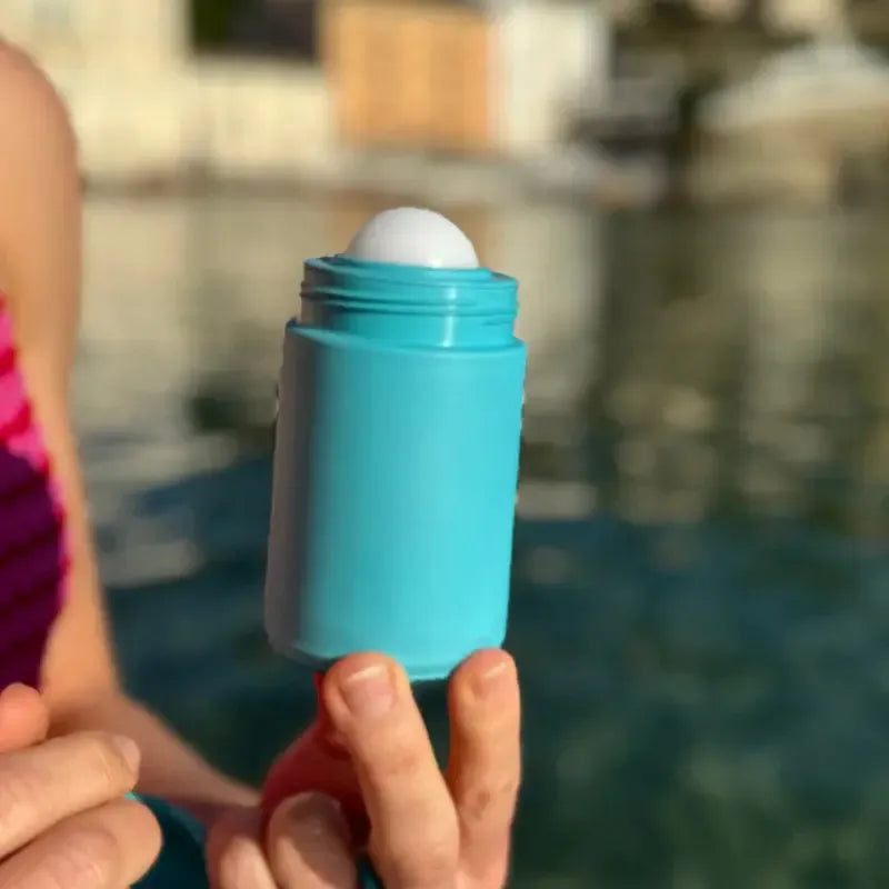 Sky Blue Refillable Roll-On Applicator-Travel & Outdoors-Solmates-The Bay Room
