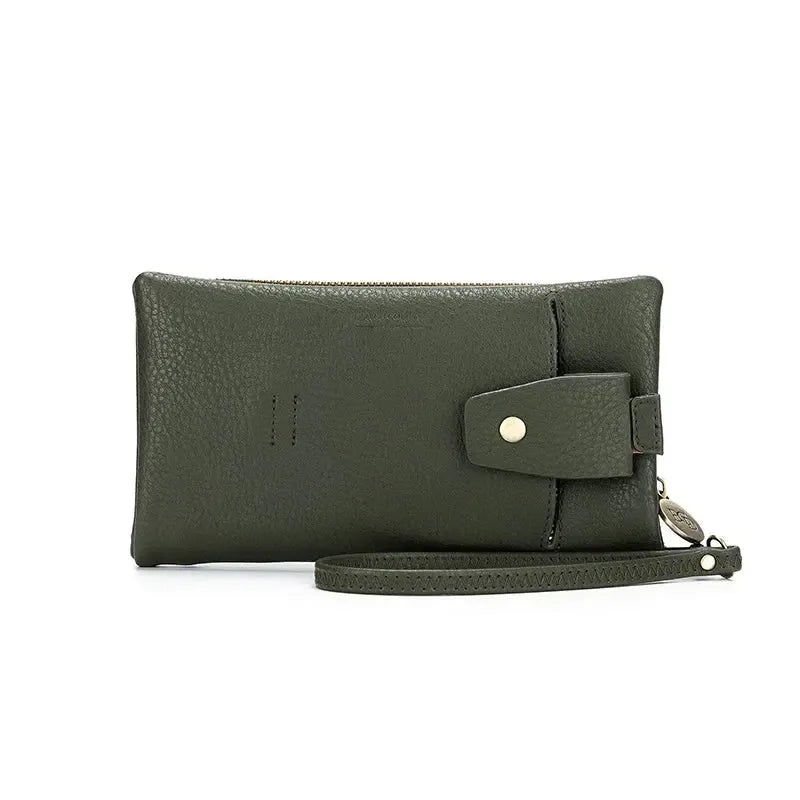Sky Khaki Crossbody Wallet-Bags & Clutches-Black Caviar Designs-The Bay Room