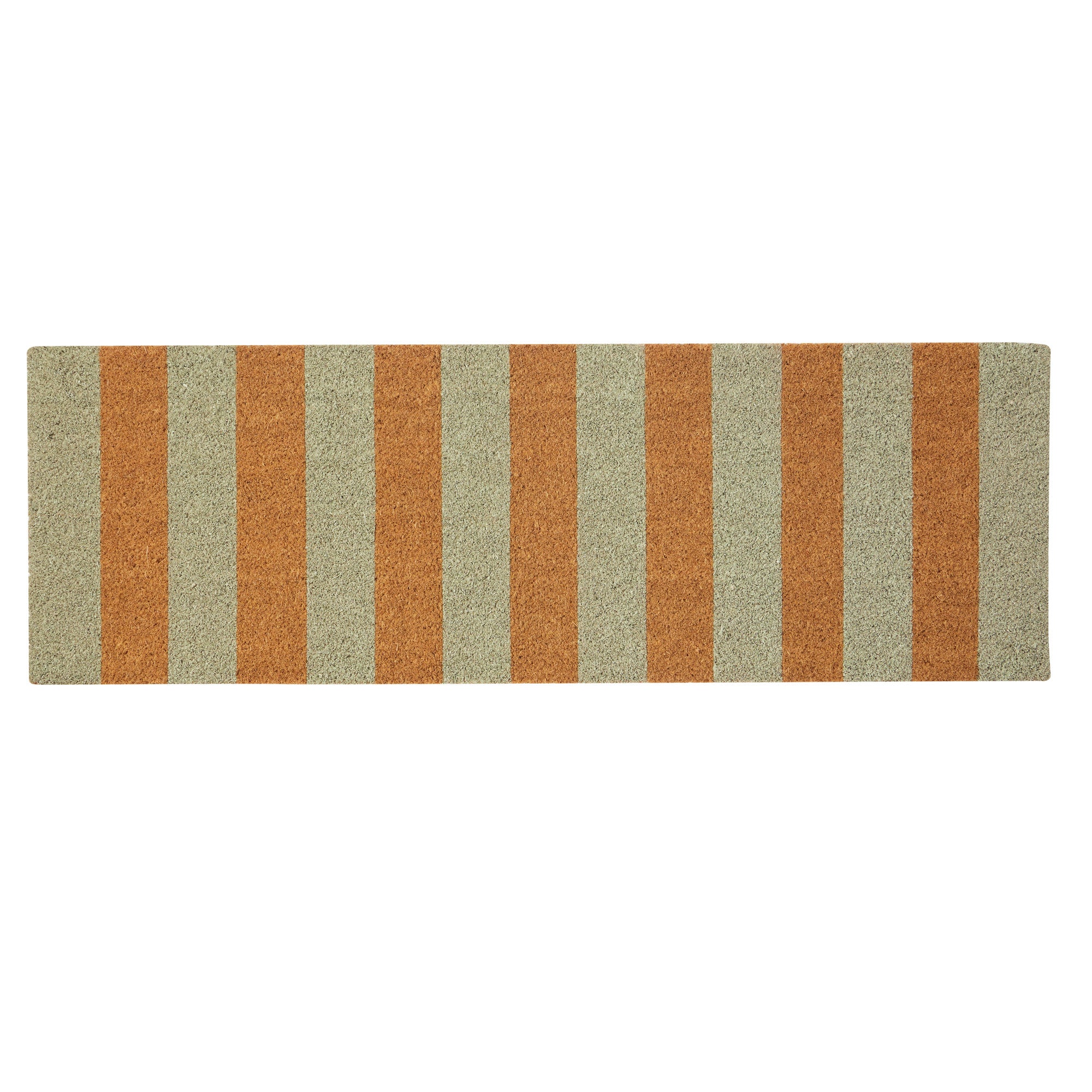 Skylar PVC Back Coir Mat 40x120cm Green-Floor Rugs & Doormats-Coast To Coast Home-The Bay Room