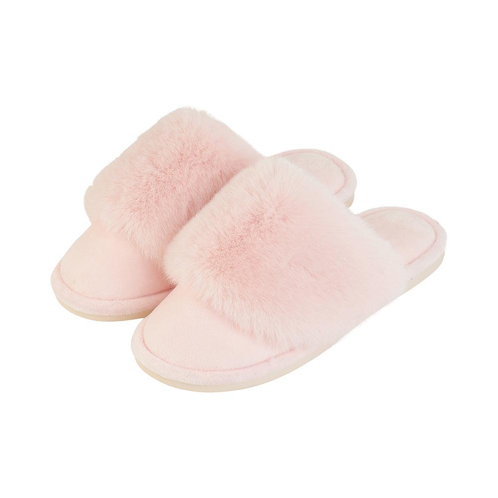 Slippers – Cosy Luxe – Pink Quartz-Sleepwear & Robes-Annabel Trends-The Bay Room