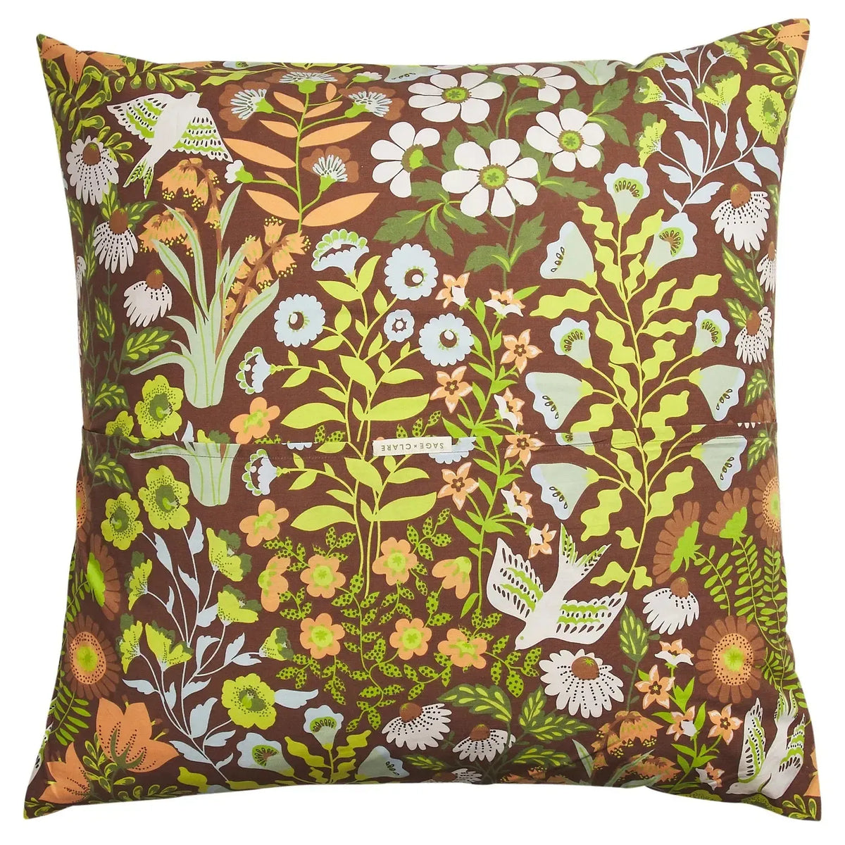 Sloane Cotton Euro Pillowcase Set - Umber-Soft Furnishings-Sage & Clare-The Bay Room