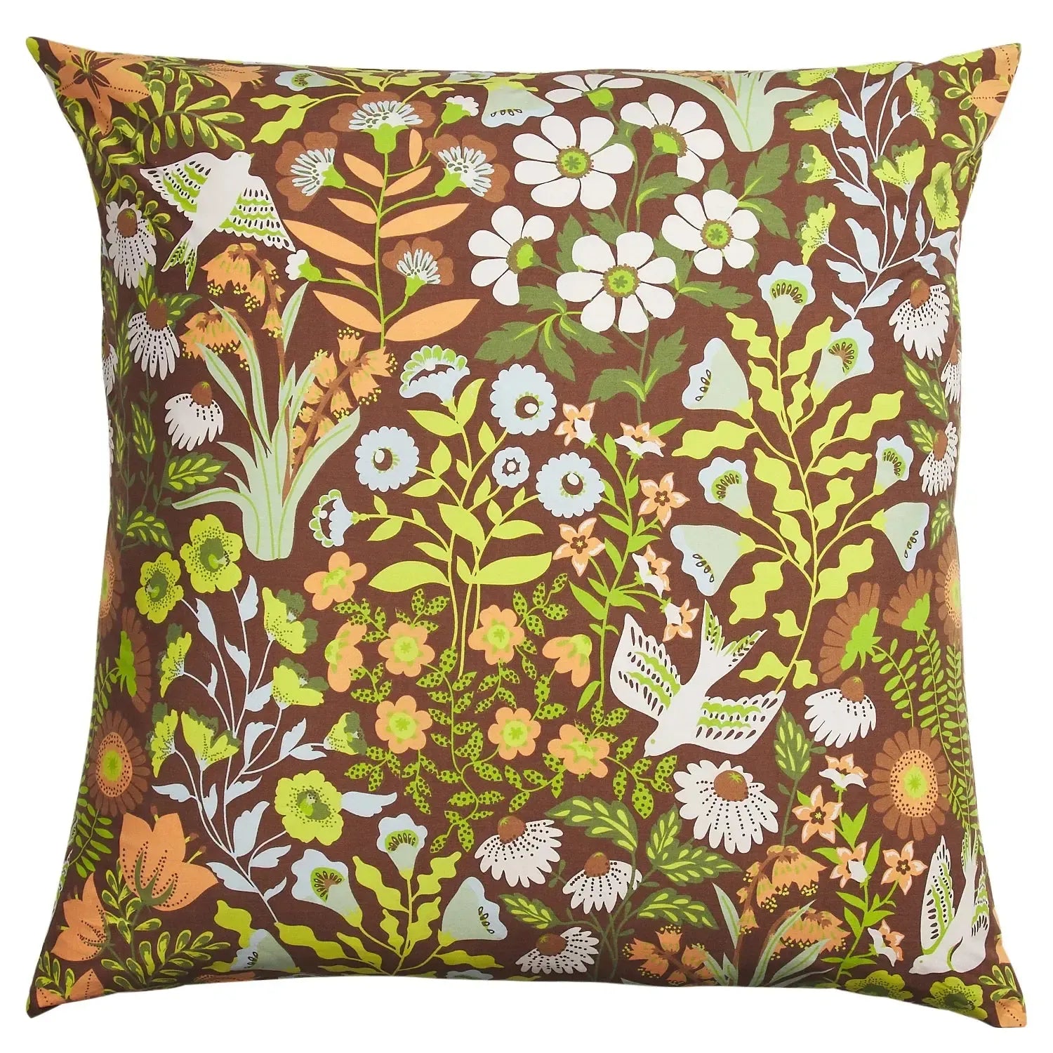 Sloane Cotton Euro Pillowcase Set - Umber-Soft Furnishings-Sage & Clare-The Bay Room