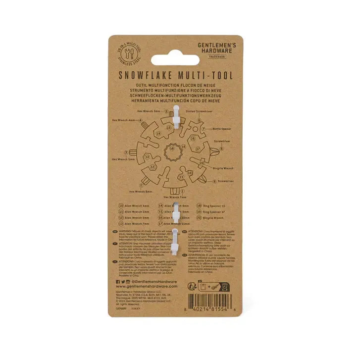 Snowflake Tool-Travel & Outdoors-Gentlemen's Hardware-The Bay Room