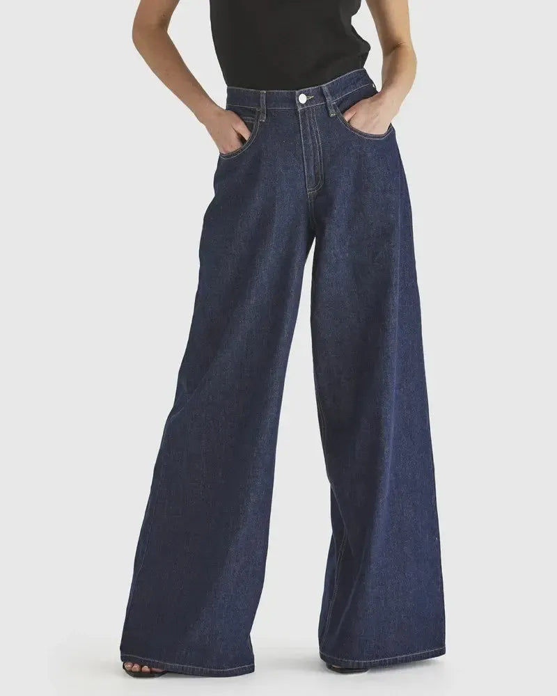 Soaring Jean - Indigo Wash-Jeans-Fate + Becker-The Bay Room