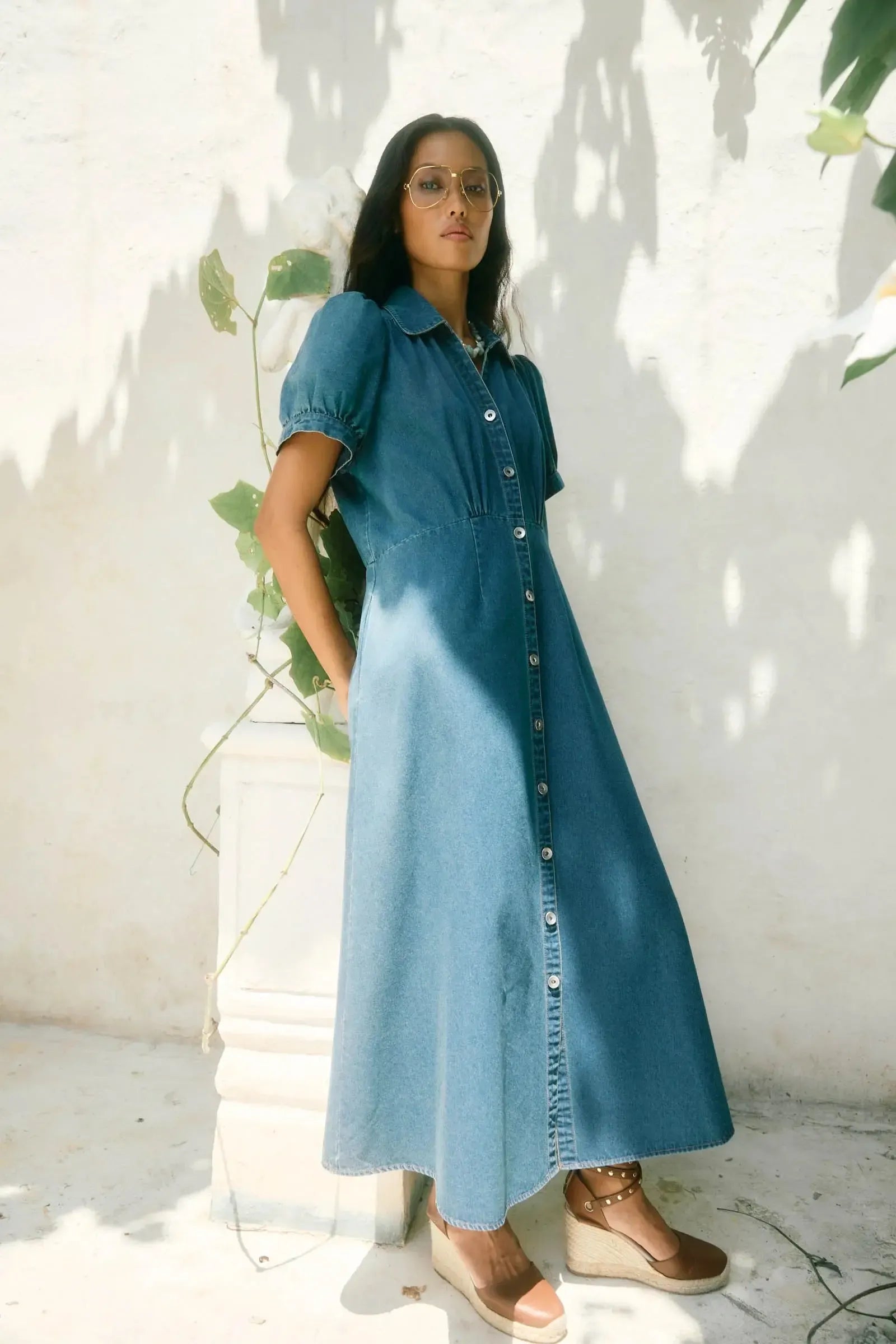 Sofie Denim Maxi - Drift-Isle Of Mine-The Bay Room
