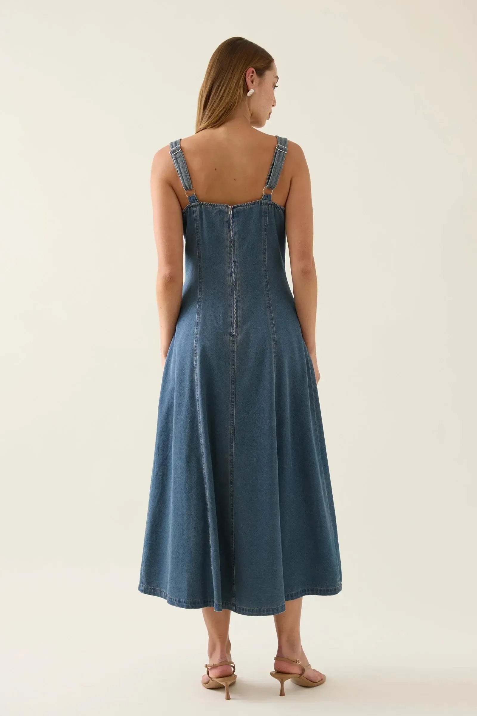 Sofie Denim Tank Dress - Drift-Isle Of Mine-The Bay Room