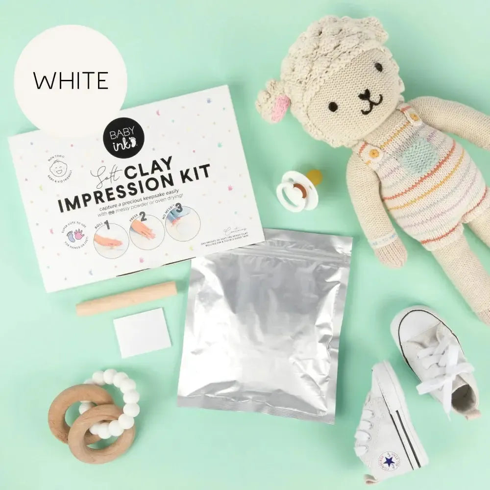 Soft Clay Kit White-Nursery & Nurture-BabyInk-The Bay Room
