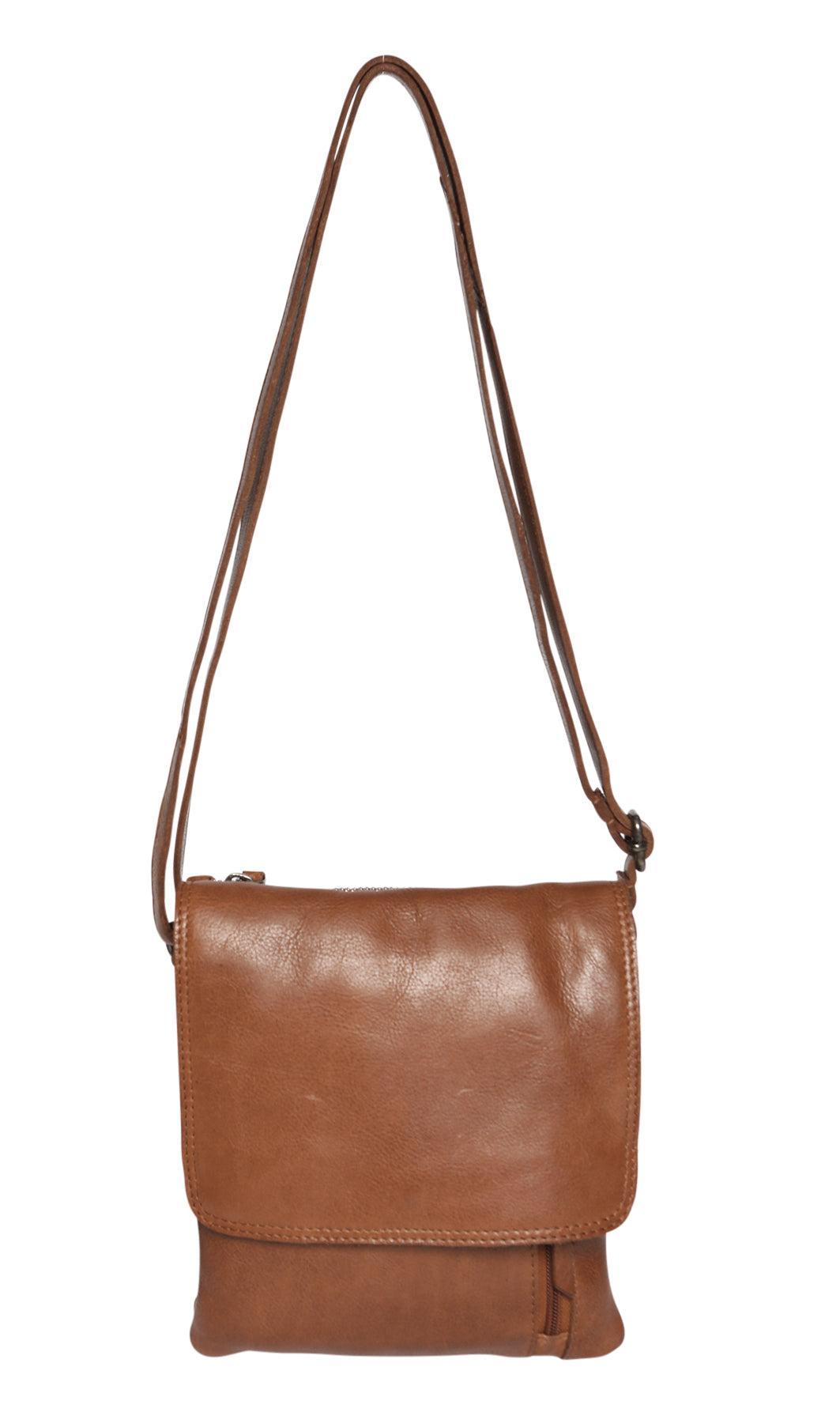 Soft Cow Leather Cross Body Bag/Front Zip-Bags & Clutches-Modapelle-The Bay Room
