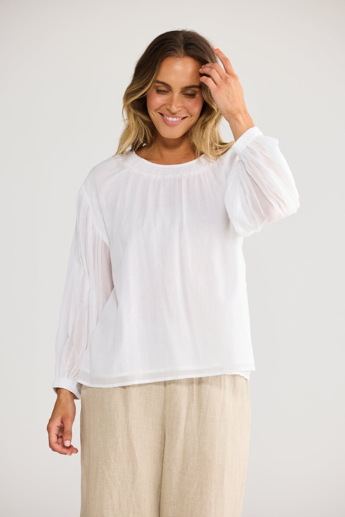 Solara Top - White-Tops-Holiday-The Bay Room