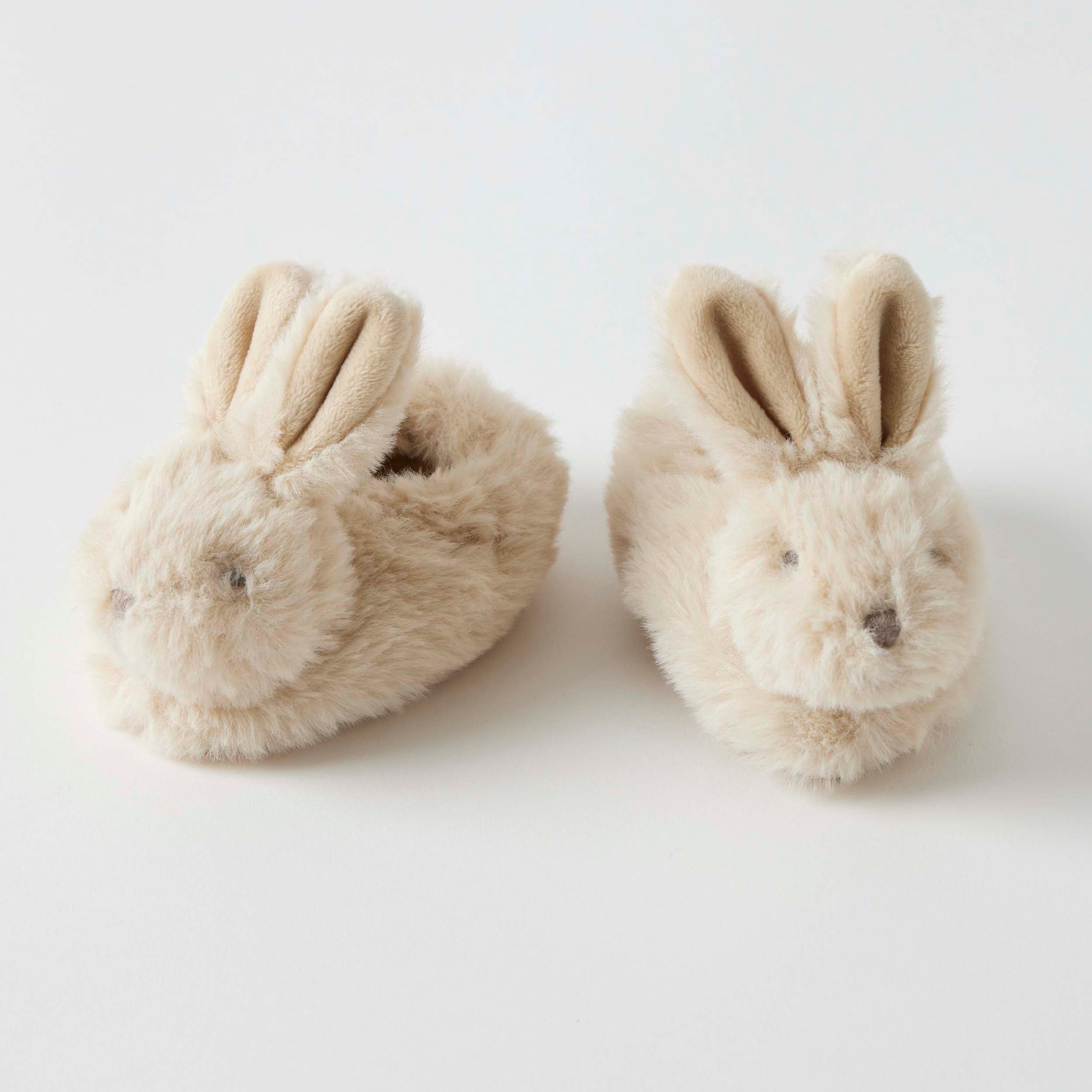 Some Bunny Loves You Beige Booties-Shoes & Socks-Pilbeam Living-The Bay Room