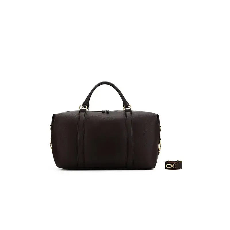 Sorrento Coco Duffle Travel Bag-Bags & Clutches-Black Caviar Designs-The Bay Room