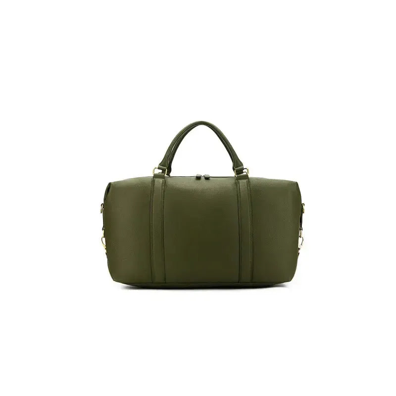 Sorrento Olive Duffle Travel Bag-Bags & Clutches-Black Caviar Designs-The Bay Room