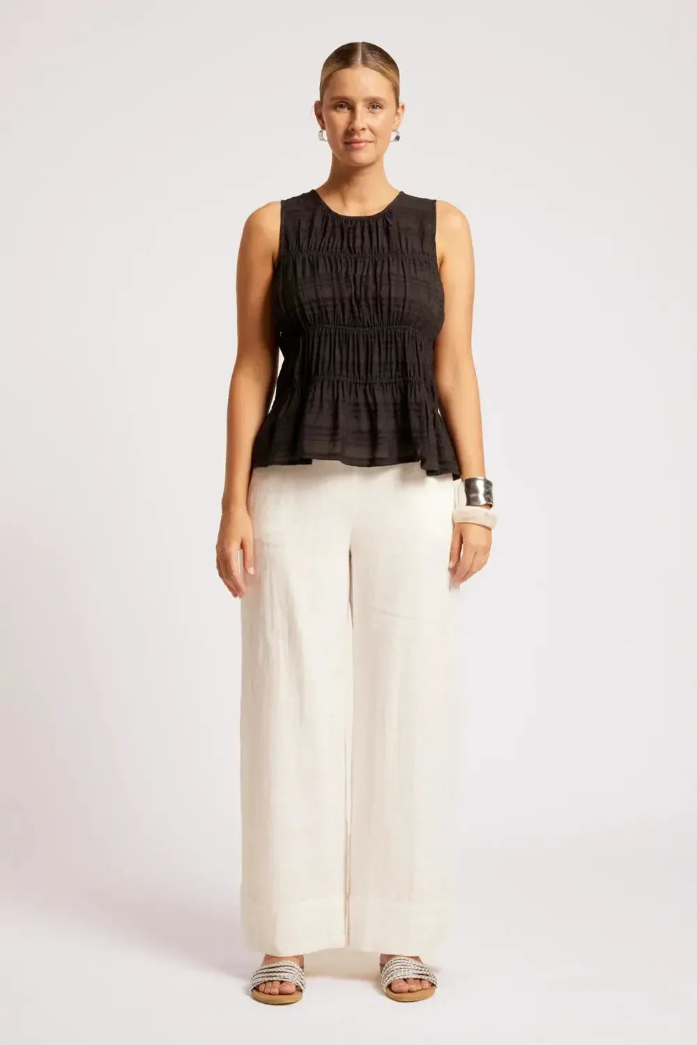 Sovana Tank - Black-Tops-Eb & Ive-The Bay Room