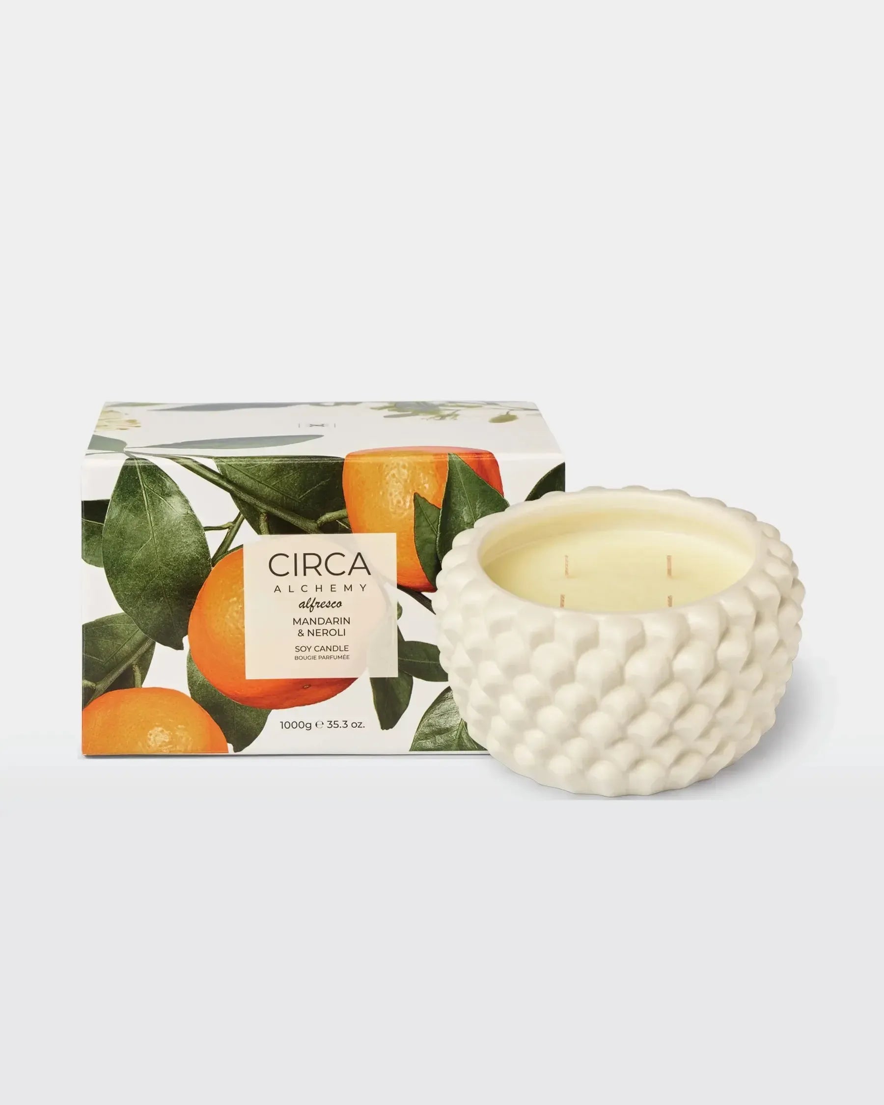 Soy Candle 1000g Candle - Alchemy - Mandarin & Neroli-Candles & Fragrances-Circa-The Bay Room