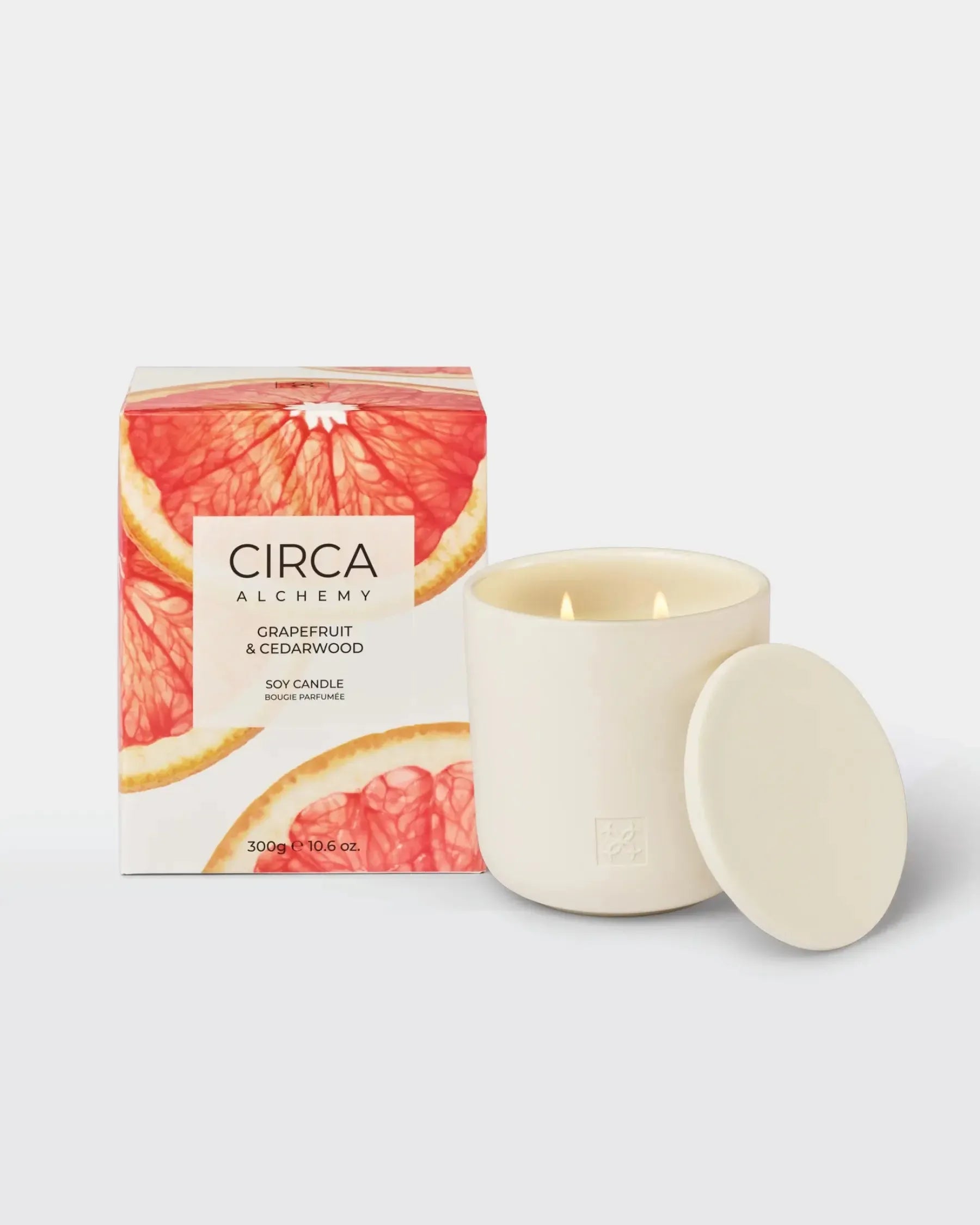 Soy Candle 300g - Alchemy - Grapefruit & Cedarwood-Candles & Fragrances-Circa-The Bay Room