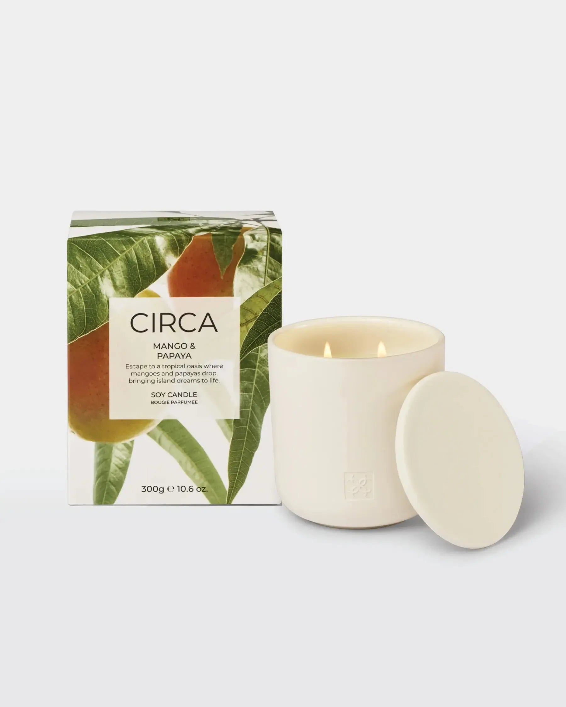 Soy Candle 300g-Candles & Fragrances-Circa-Mango & Papaya-The Bay Room