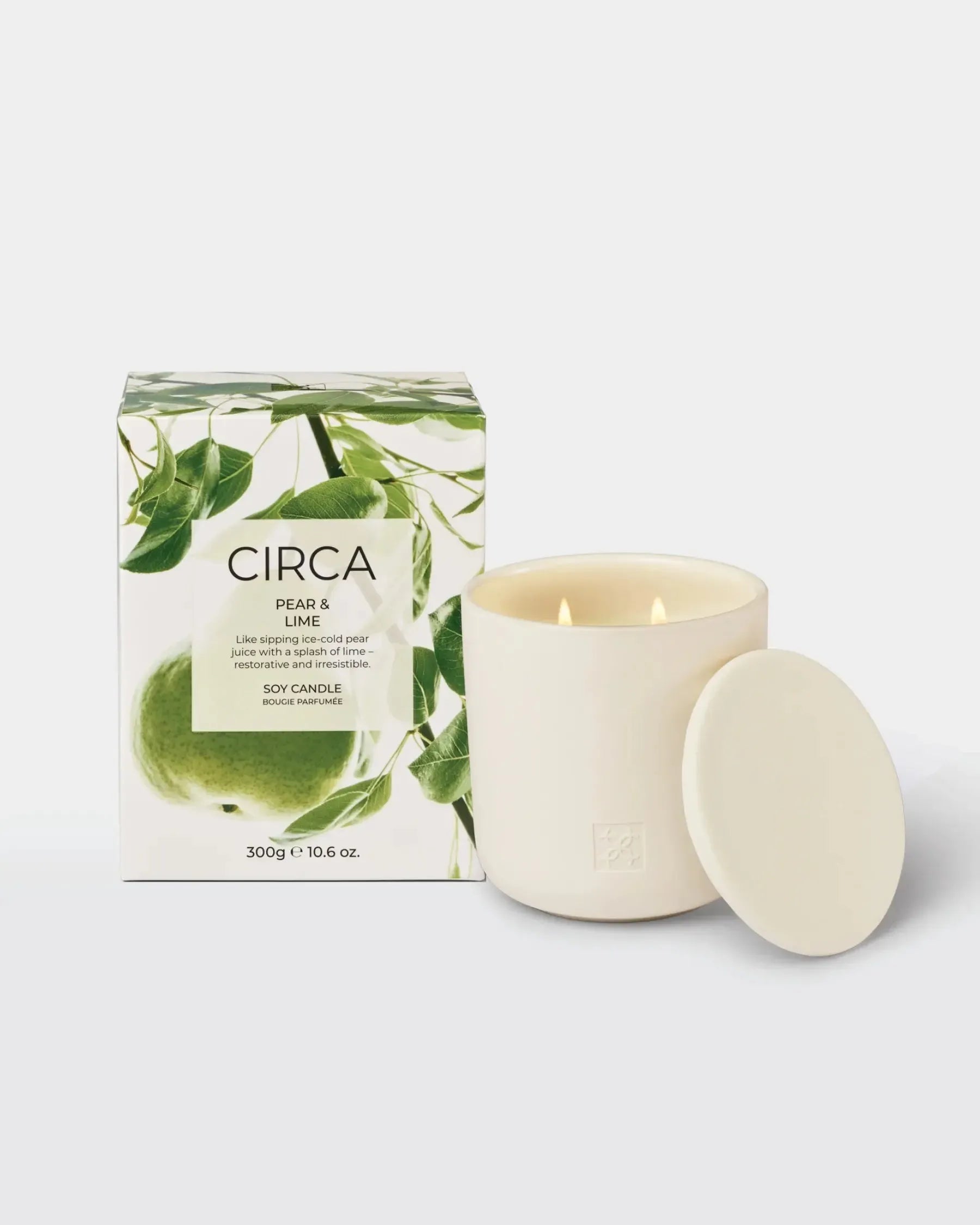 Soy Candle 300g-Candles & Fragrances-Circa-Pear & Lime-The Bay Room