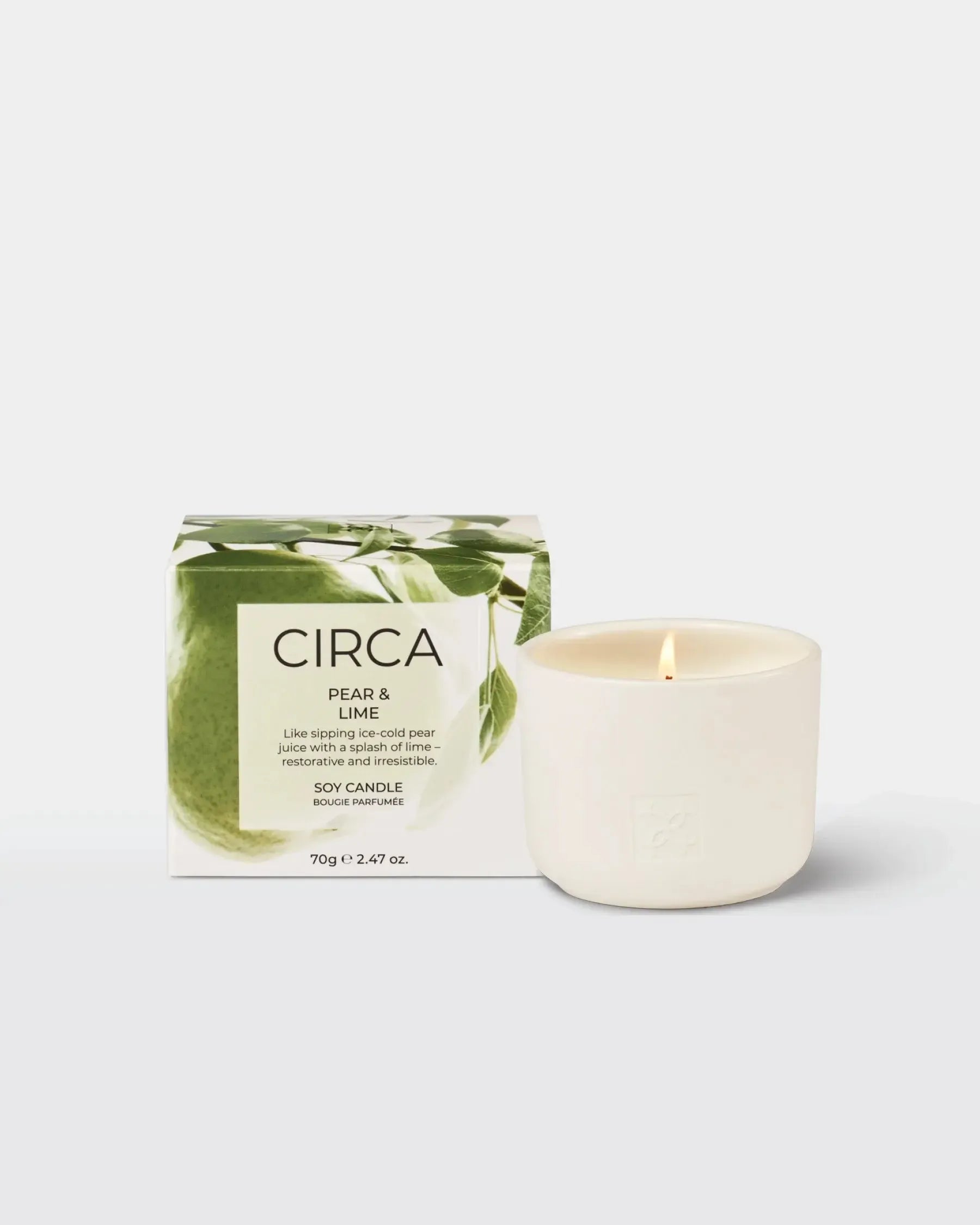 Soy Candle 70g-Candles & Fragrances-Circa-Pear & Lime-The Bay Room