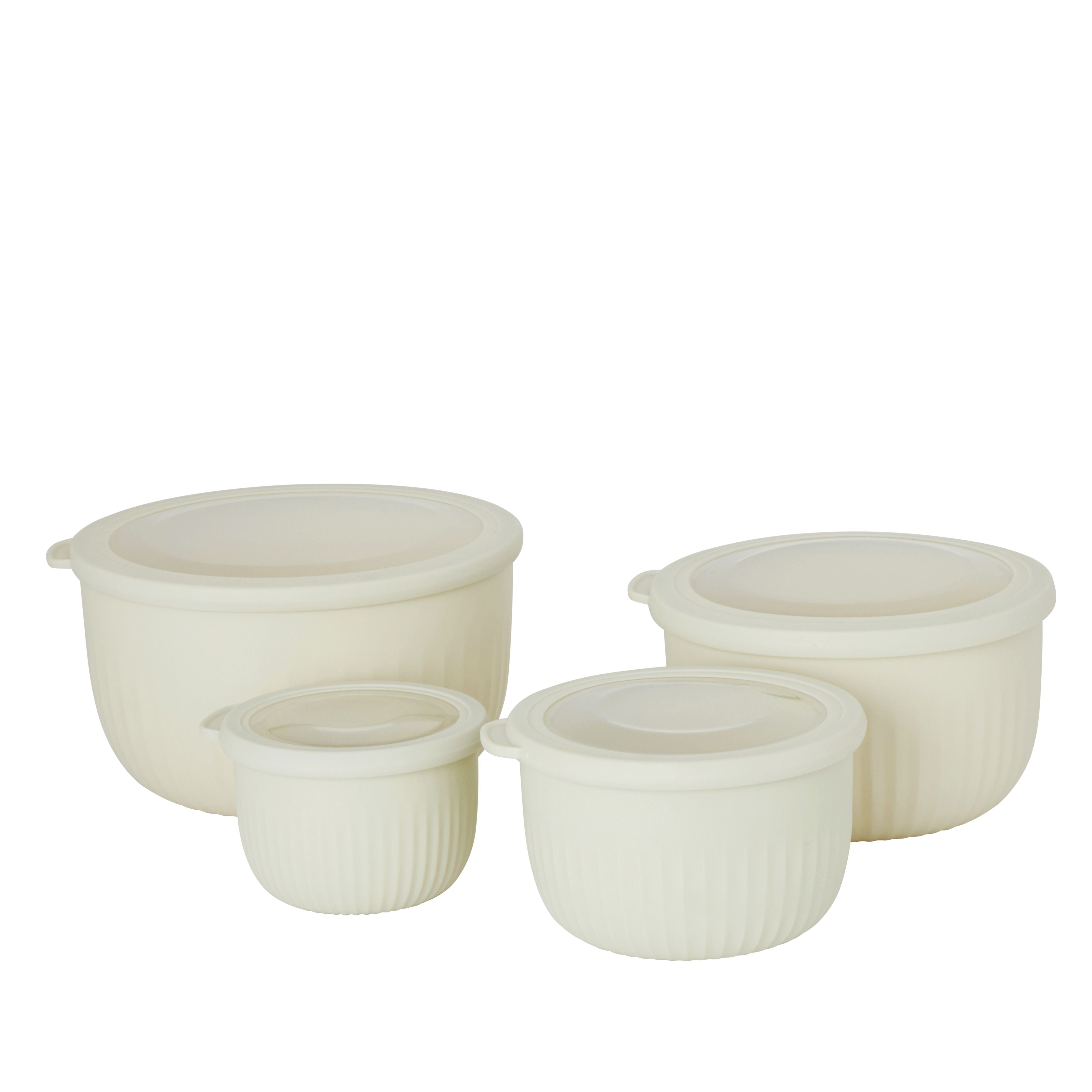 Stack & Store Deep Set of 4 Bowls 550ml/1.2L/2.1L/3.6L Cream-Kitchenware-SVNA-The Bay Room