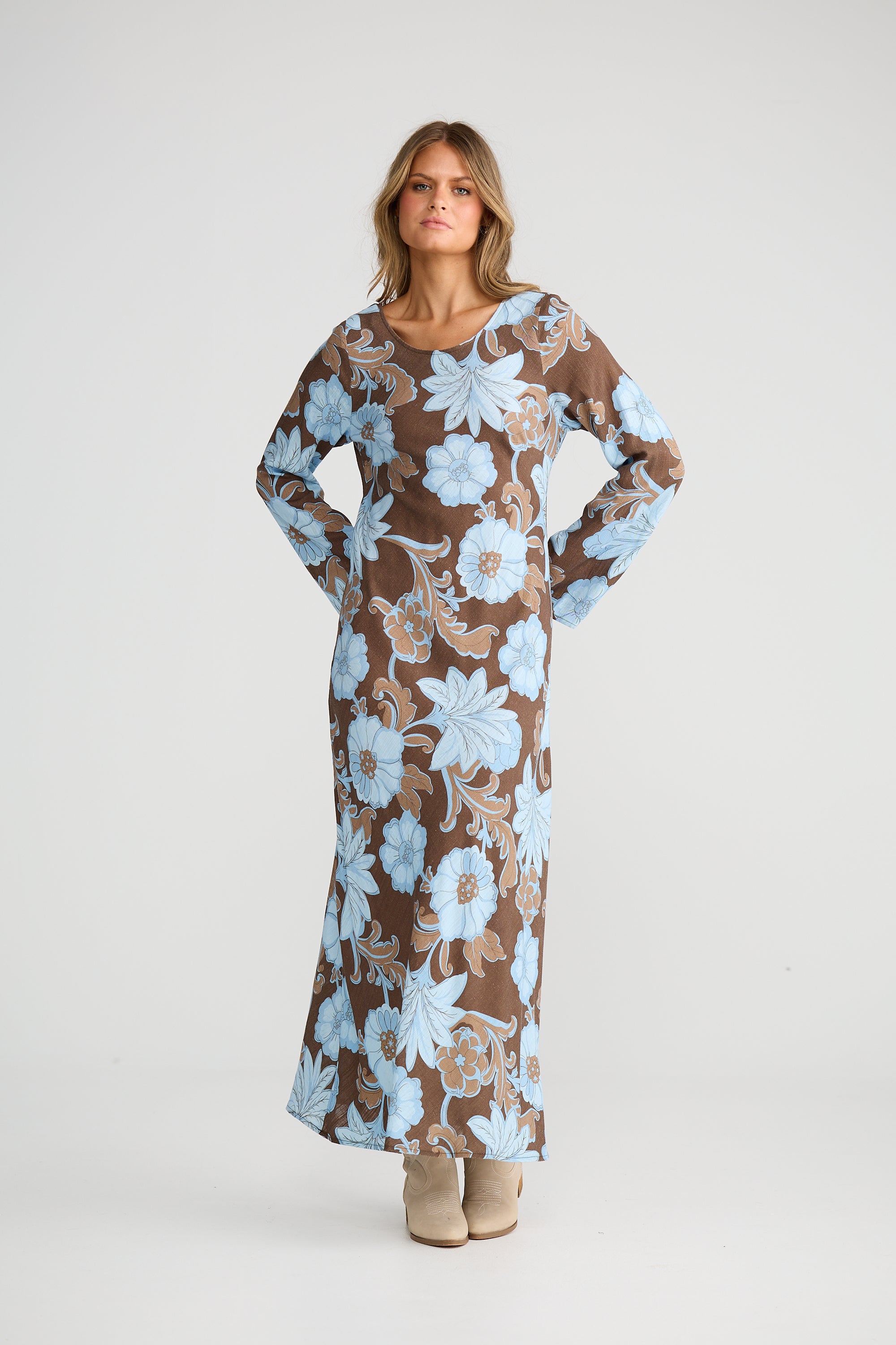 Stardust Maxi Dress - Chocolate Ibiza-Dresses-Talisman-The Bay Room