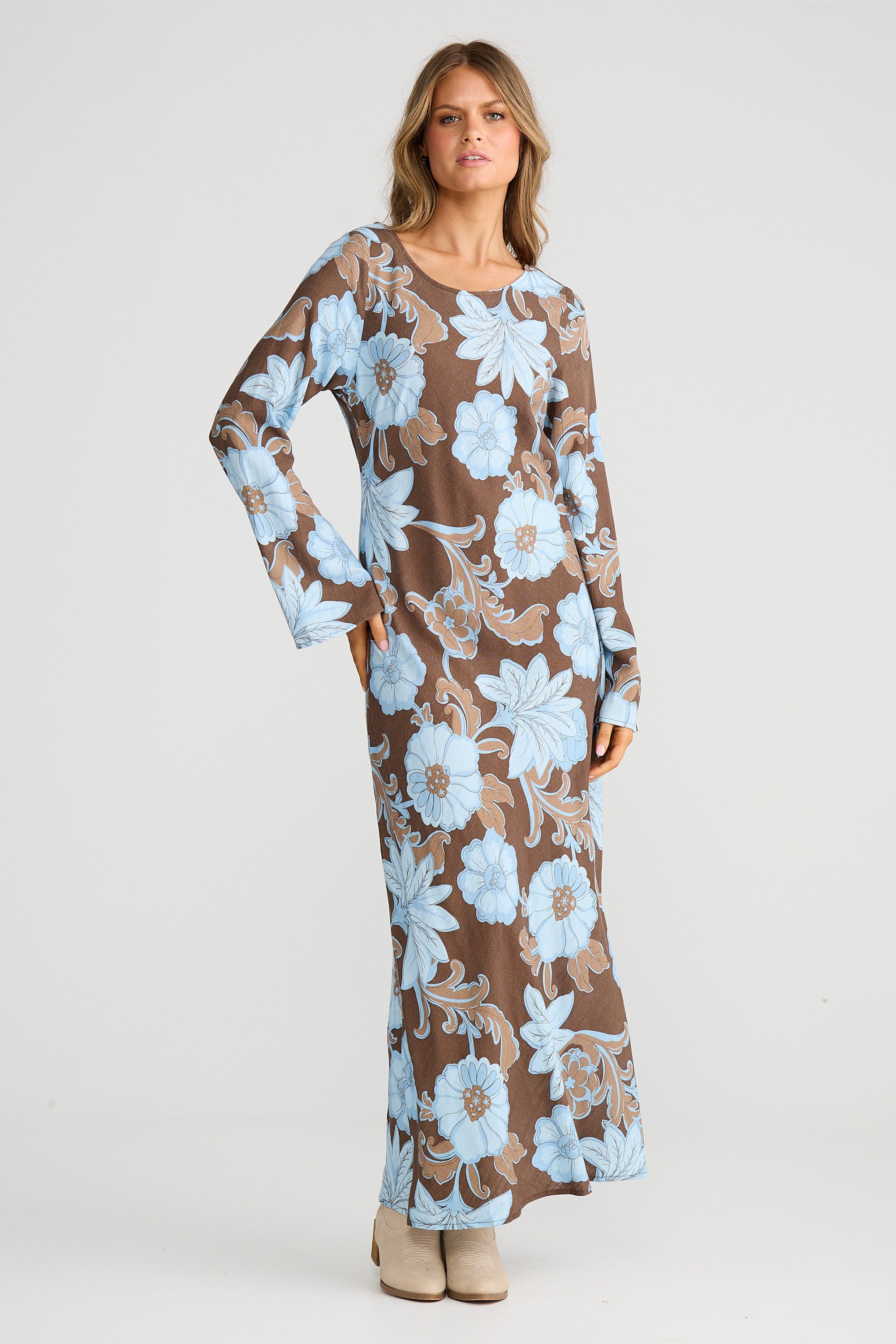 Stardust Maxi Dress - Chocolate Ibiza-Dresses-Talisman-The Bay Room